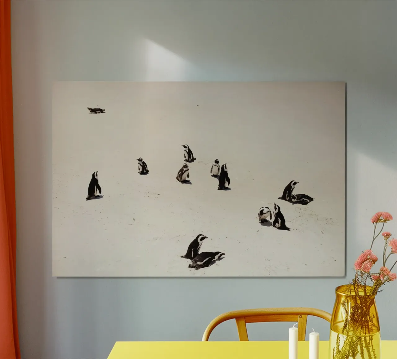 Pinguïns in Zuid-Afrika (Kaapstad) hahnemühle van Simon Koy