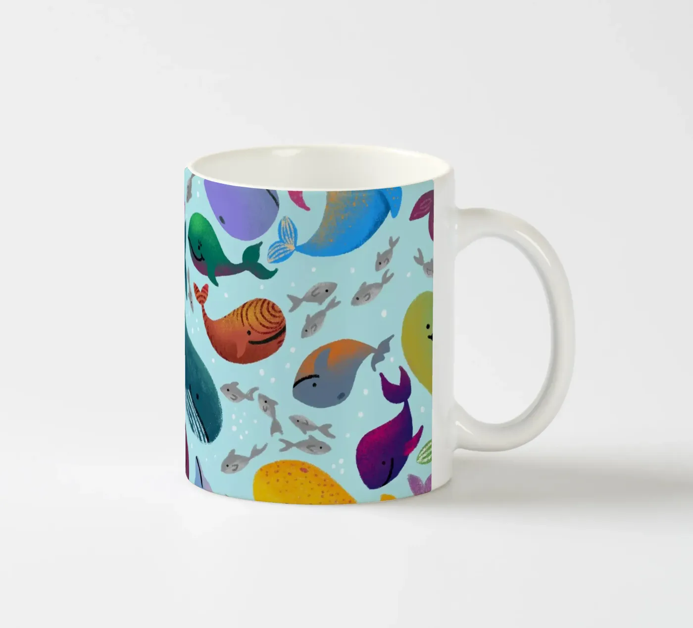 Wale ceramic mug by miriamkross
