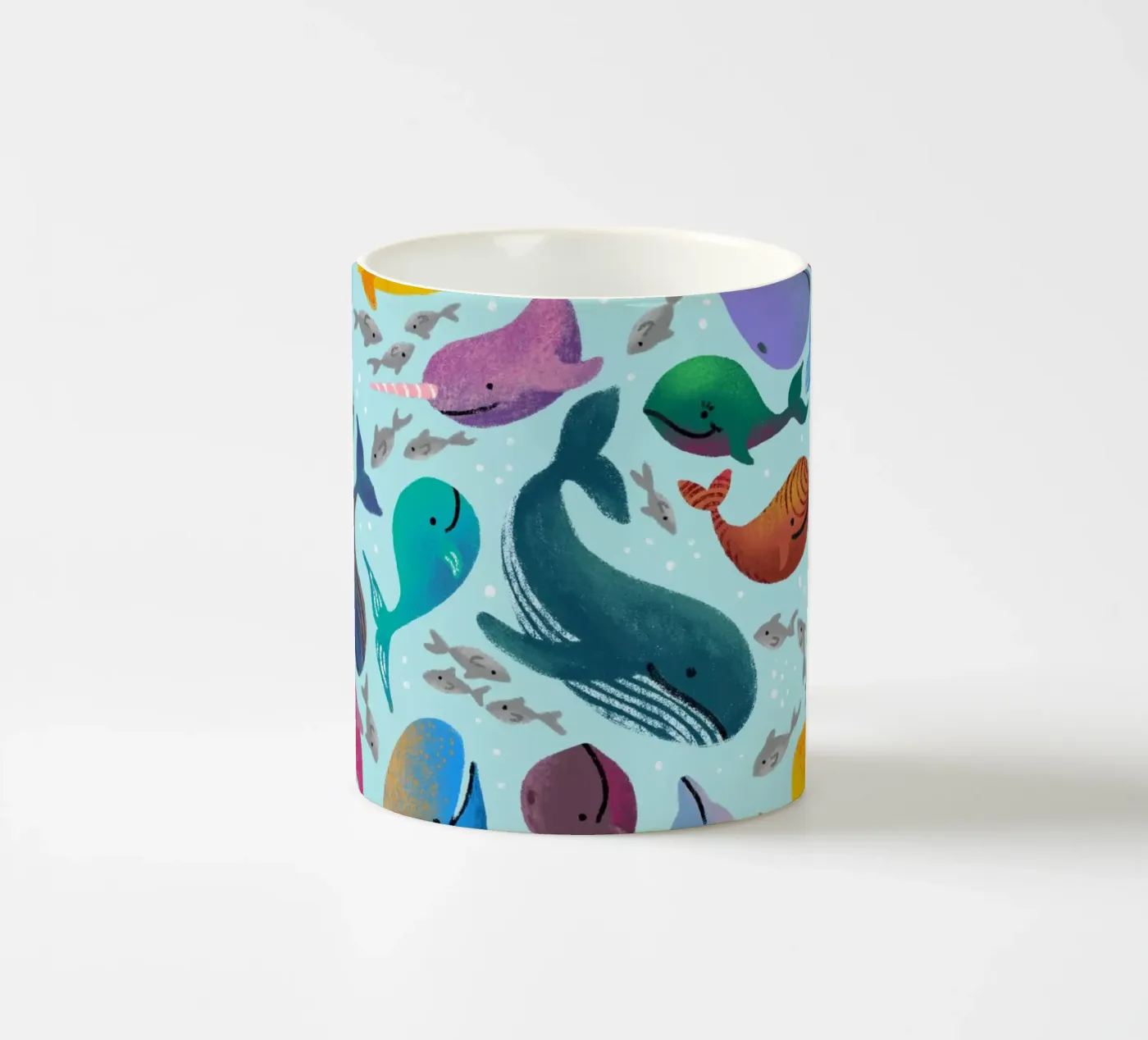 Wale ceramic mug by miriamkross