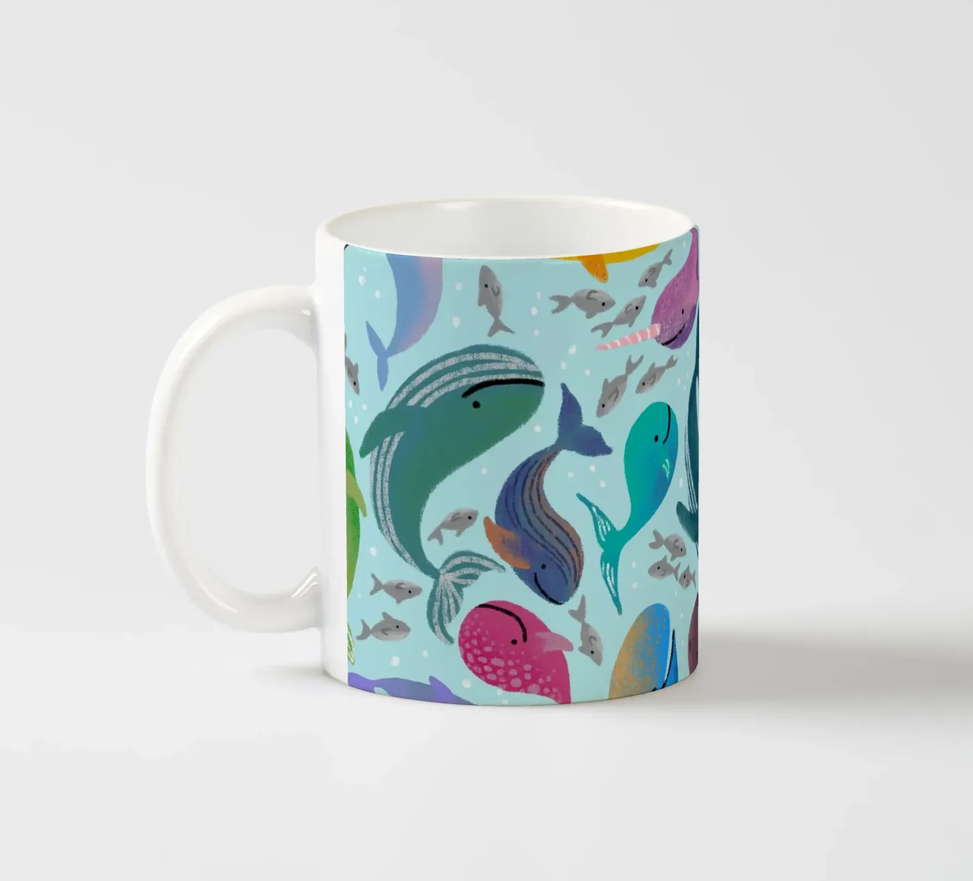 Wale ceramic mug by miriamkross