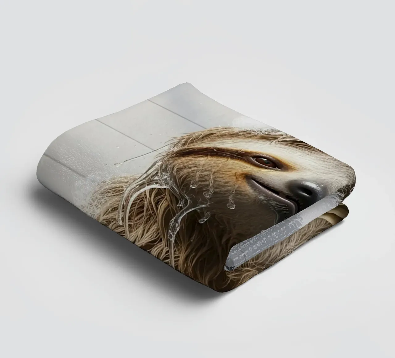 Sloth Taking Shower asciugamano da bagno da Attaboy Dsgn