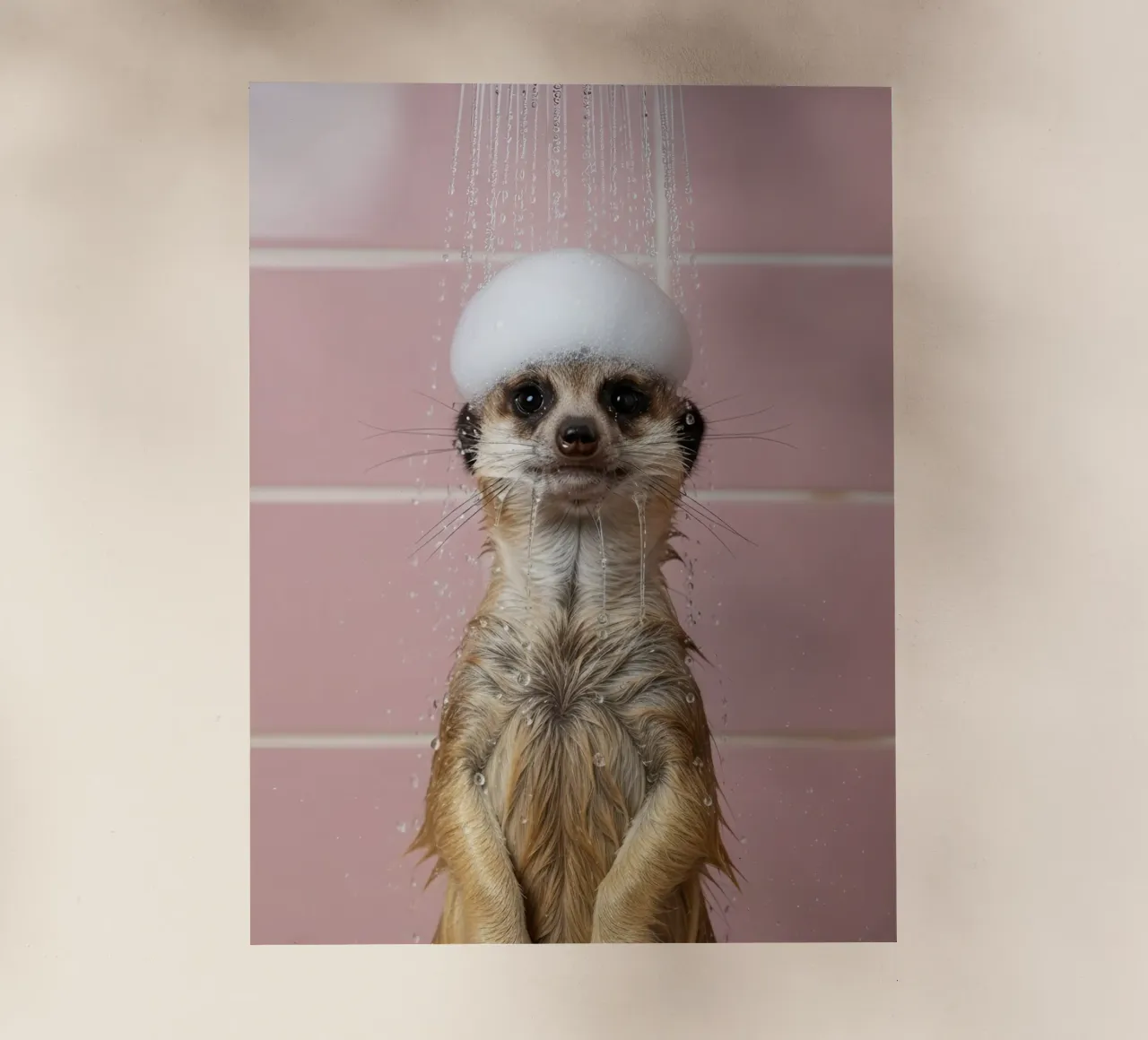Doccia Meerkat pellicola backlit da Attaboy Dsgn