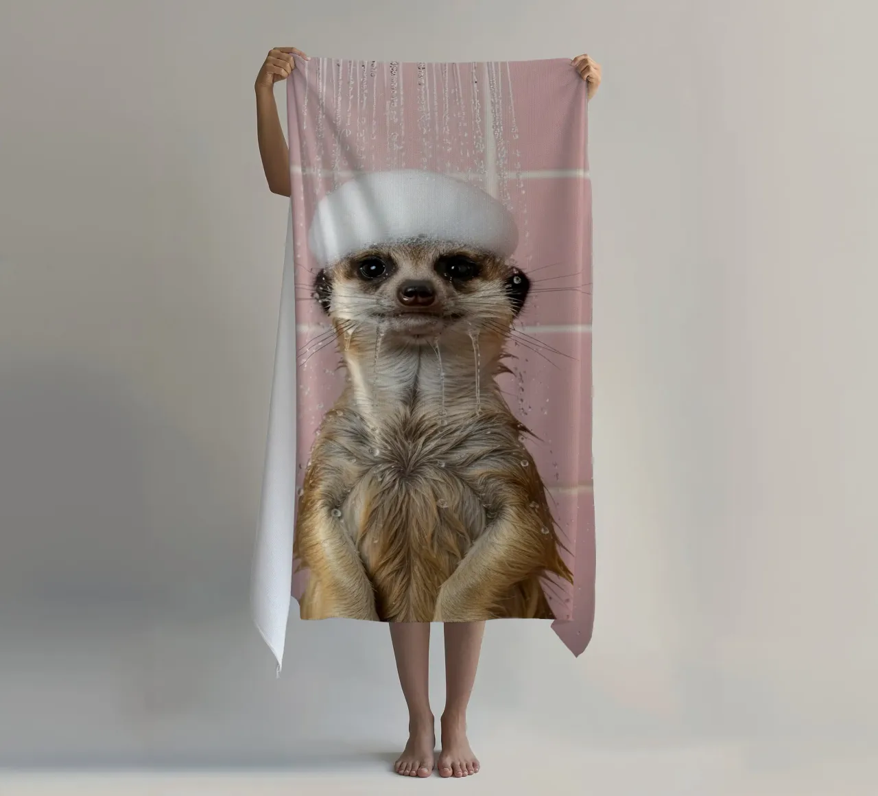 Doccia Meerkat telo mare da Attaboy Dsgn