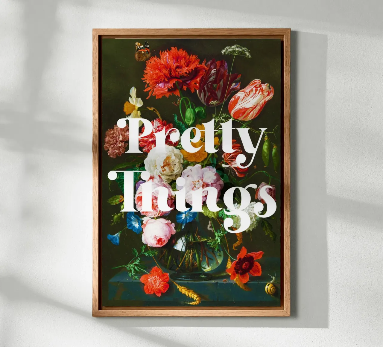 Natura morta con fiori in un bicchiere di vetro di Jan Davidsz. de Heem. alluminio dibond da Venus Art