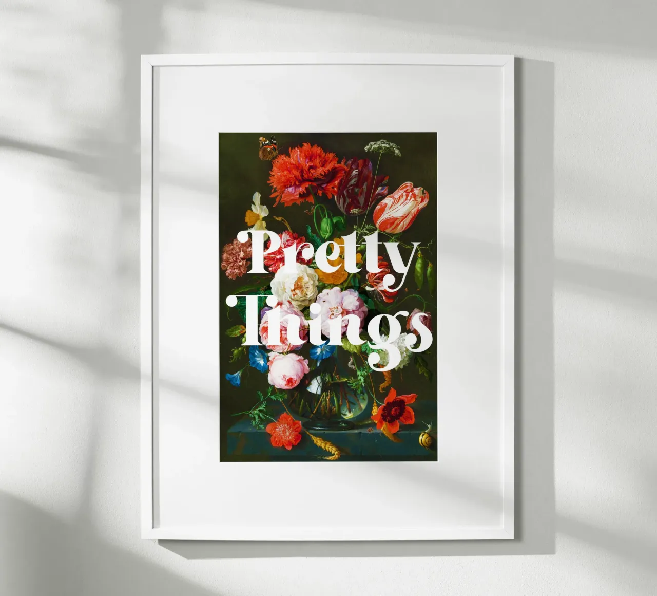 Jan Davidsz. de Heem’s Still Life with Flowers in a Glass Va poster by Venus Art