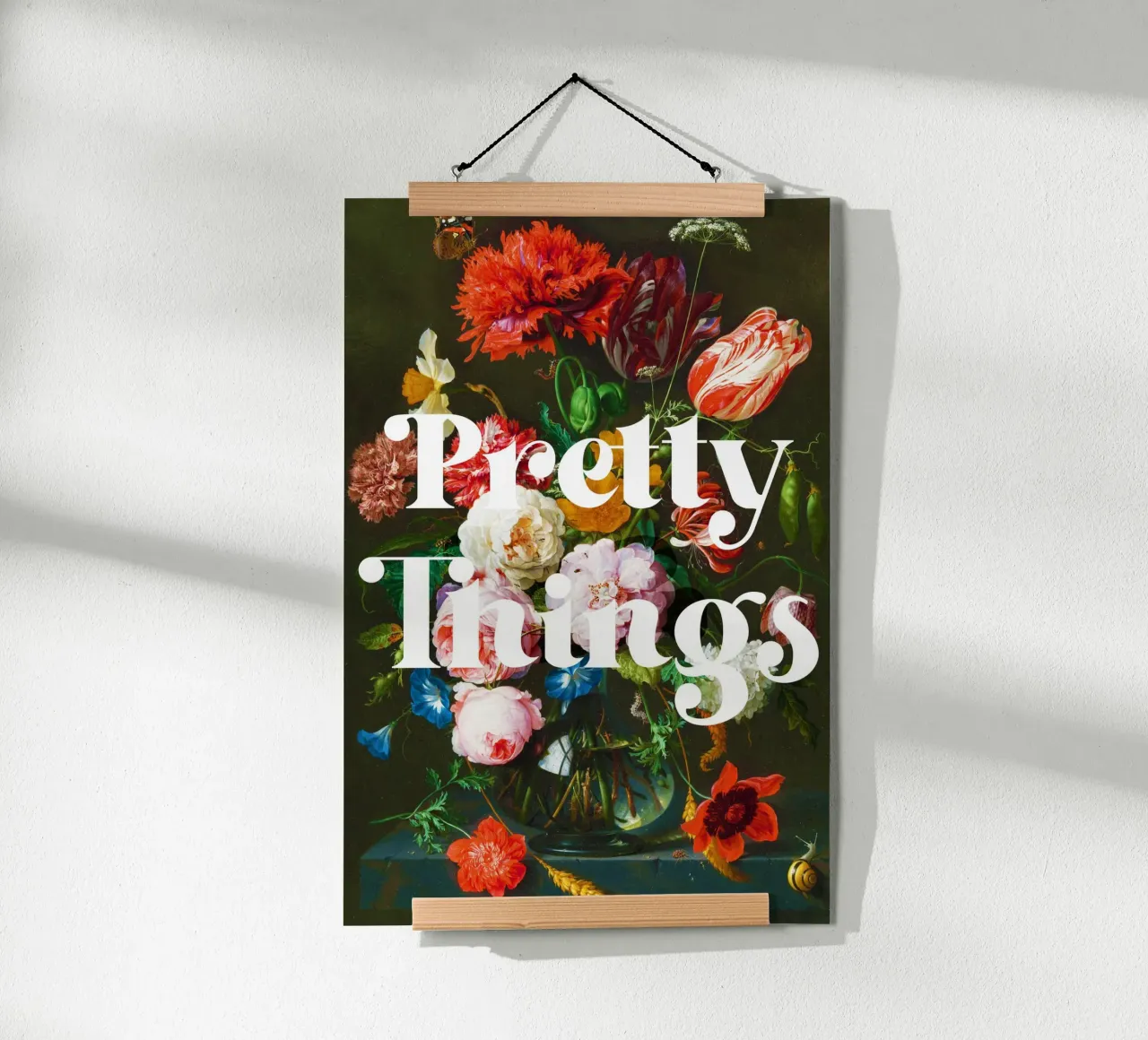 Jan Davidsz. de Heem’s Still Life with Flowers in a Glass Va poster by Venus Art