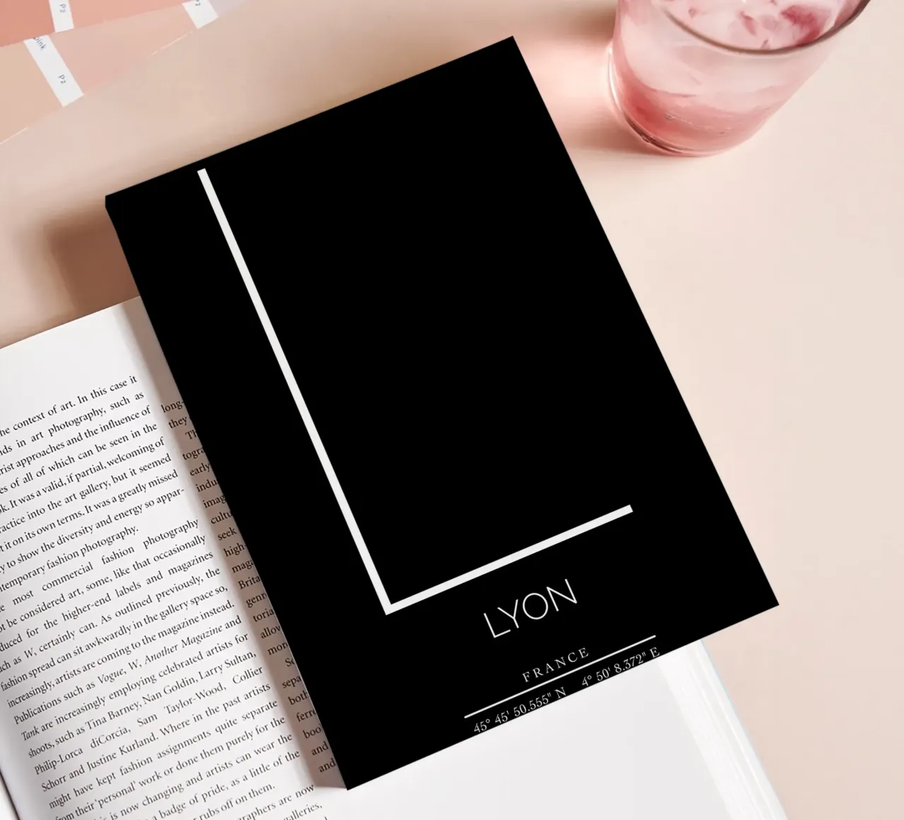 LYON - noir notebook by CityLights