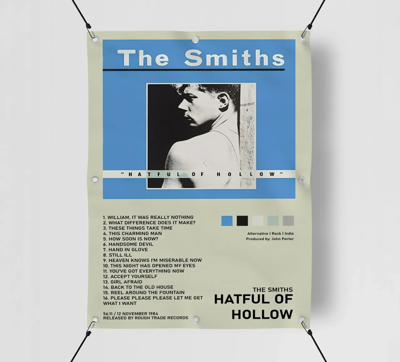 The Smiths Hatful Of Hollow telo in pvc da Raptor Metafora