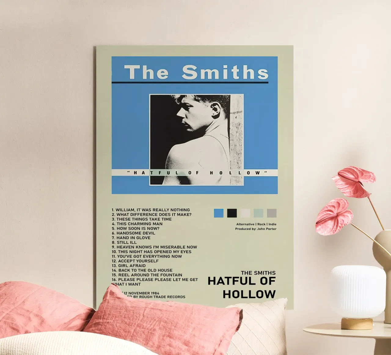 The Smiths Hatful Of Hollow alluminio dibond da Raptor Metafora