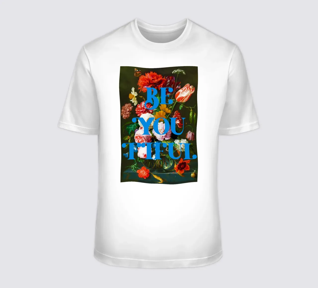 Natura morta con fiori in un bicchiere di vetro di Jan Davidsz. de Heem. t-shirt da Venus Art