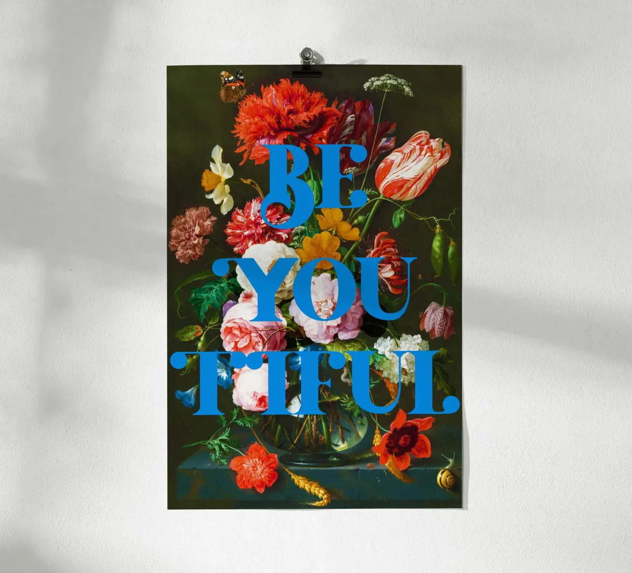 Natura morta con fiori in un bicchiere di vetro di Jan Davidsz. de Heem. carta hahnemühle da Venus Art