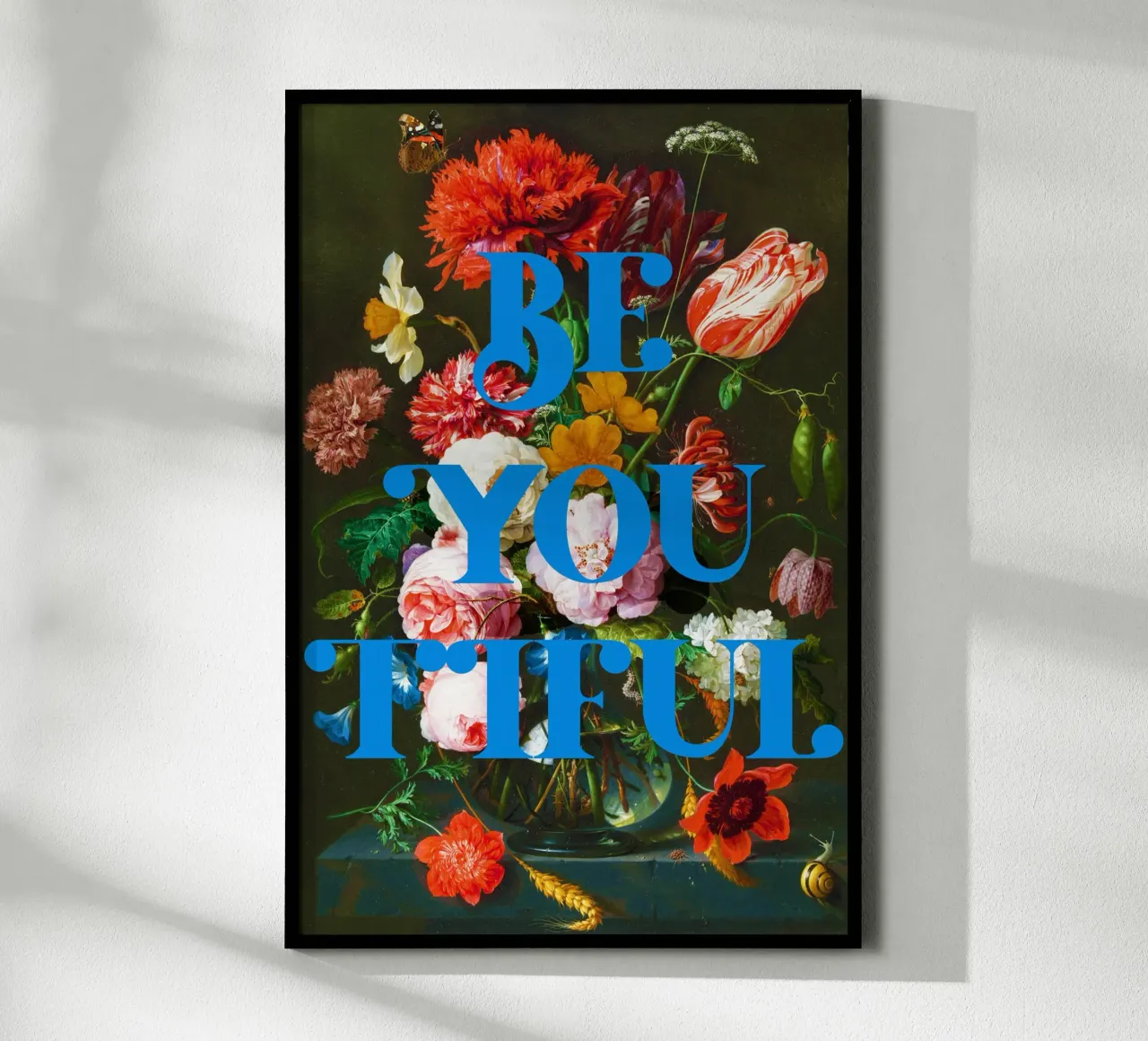Natura morta con fiori in un bicchiere di vetro di Jan Davidsz. de Heem. carta hahnemühle da Venus Art