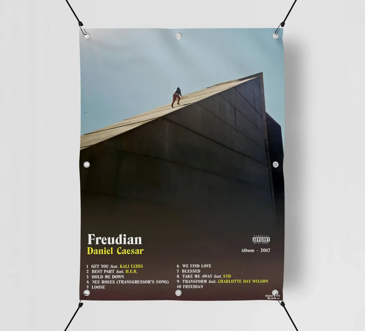 Daniel Caesar Freudian telo in pvc da Raptor Metafora