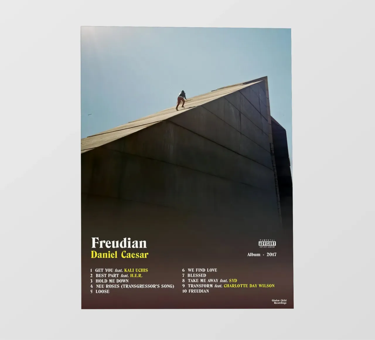 Daniel Caesar Freudian telo in pvc da Raptor Metafora