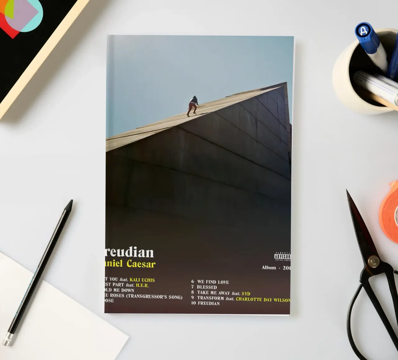 Daniel Caesar Freudian notebook by Raptor Metafora
