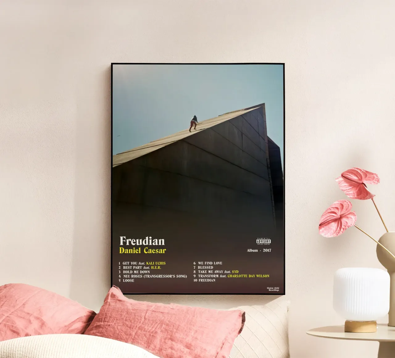 Daniel Caesar Freudian plexiglass da Raptor Metafora