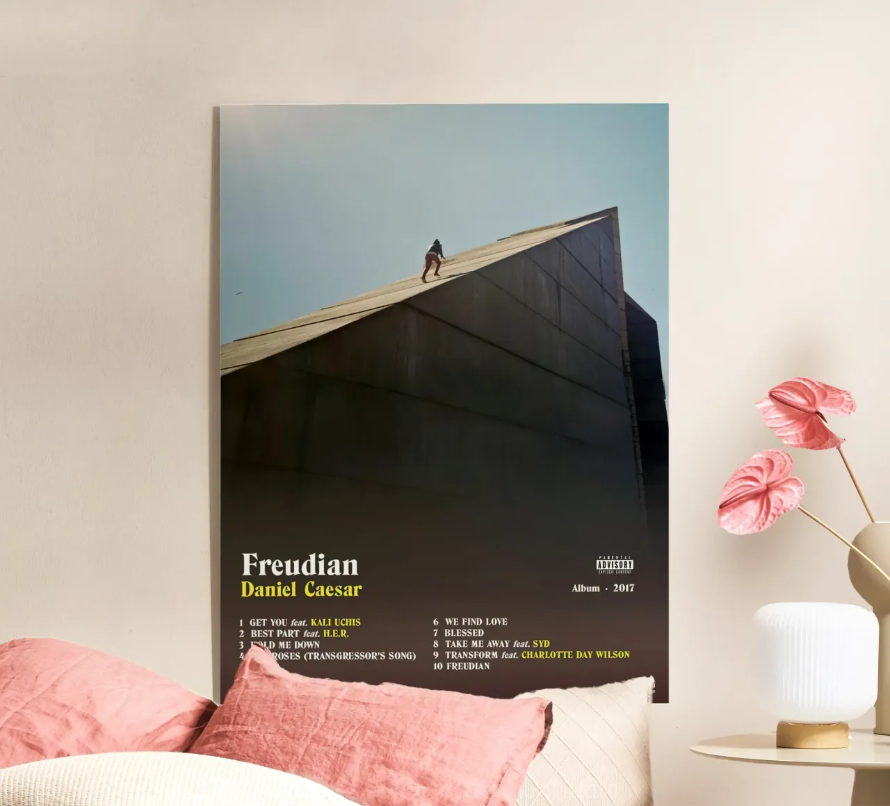 Daniel Caesar Freudian plexiglass da Raptor Metafora