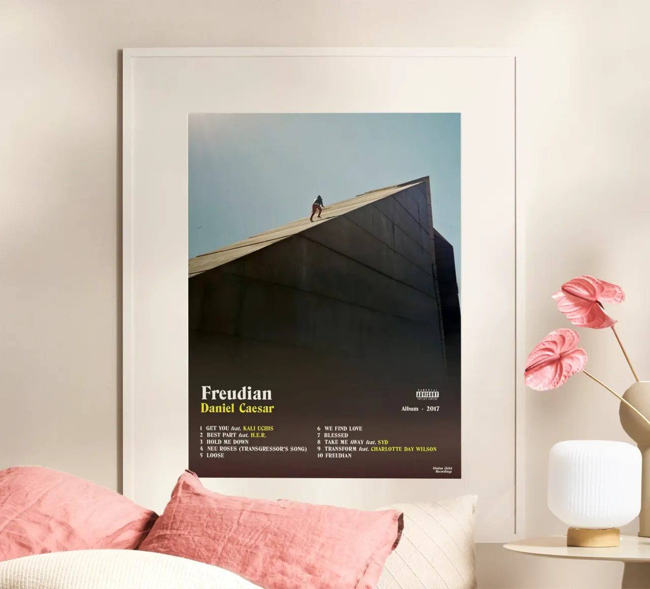 Daniel Caesar Freudian carta hahnemühle da Raptor Metafora