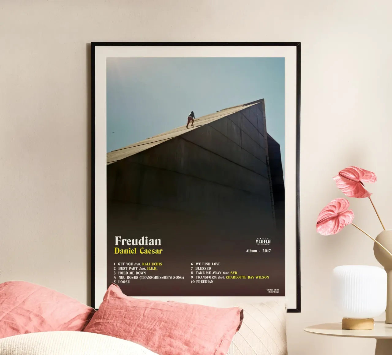 Daniel Caesar Freudian carta hahnemühle da Raptor Metafora