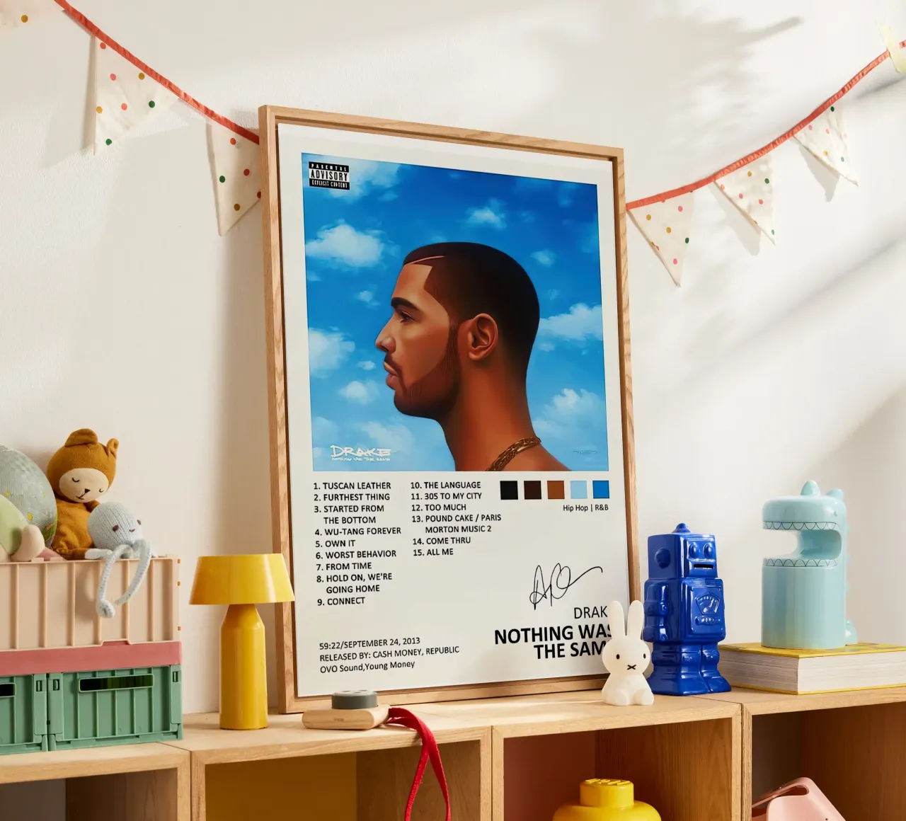 Drake Nothing Was The Same plexiglass da Raptor Metafora