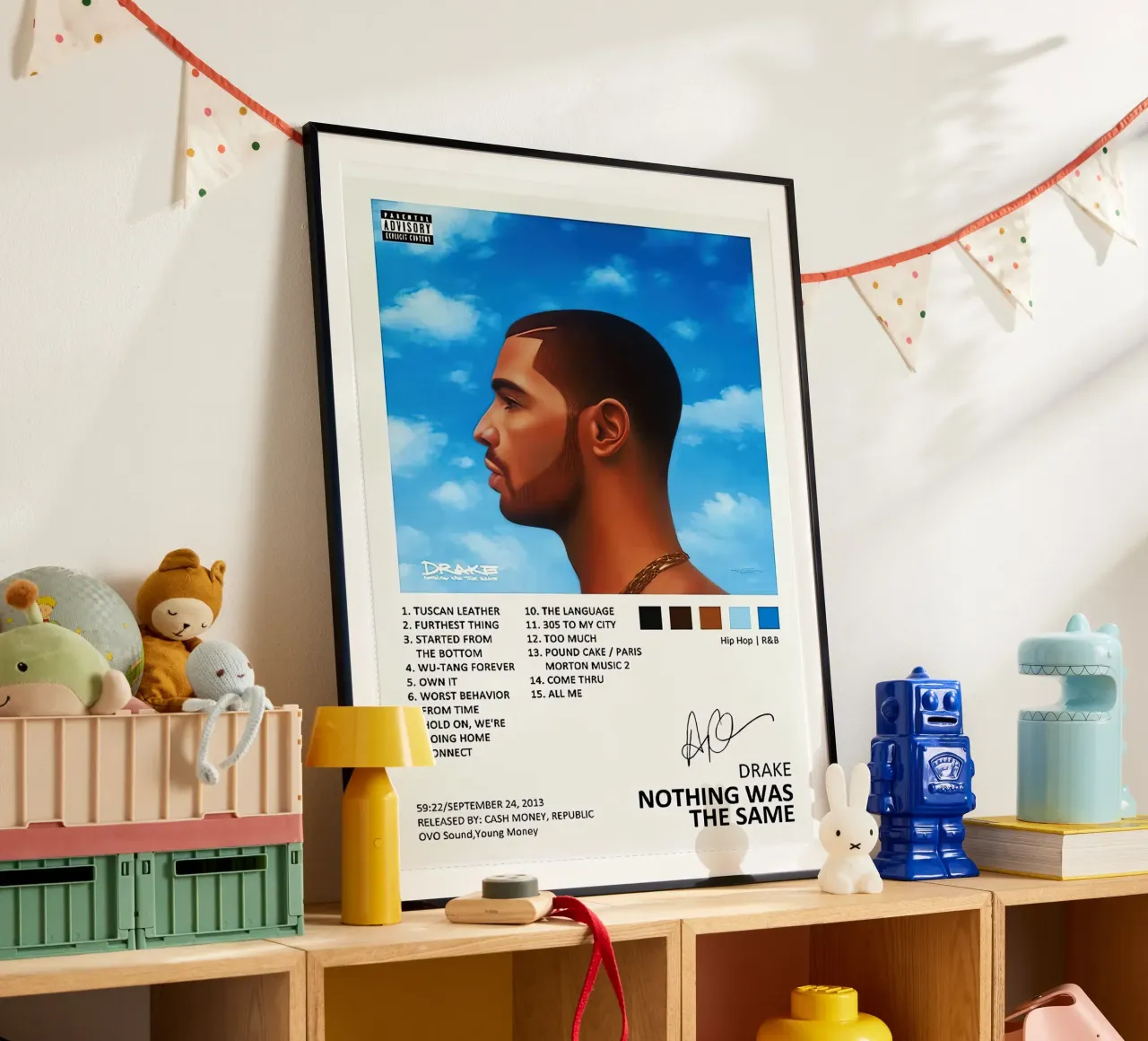 Drake Nothing Was The Same carta hahnemühle da Raptor Metafora