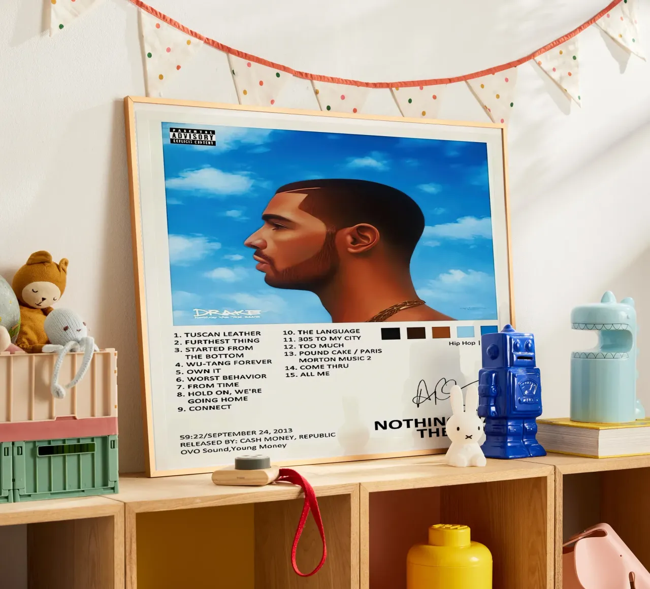 Drake Nothing Was The Same carta hahnemühle da Raptor Metafora