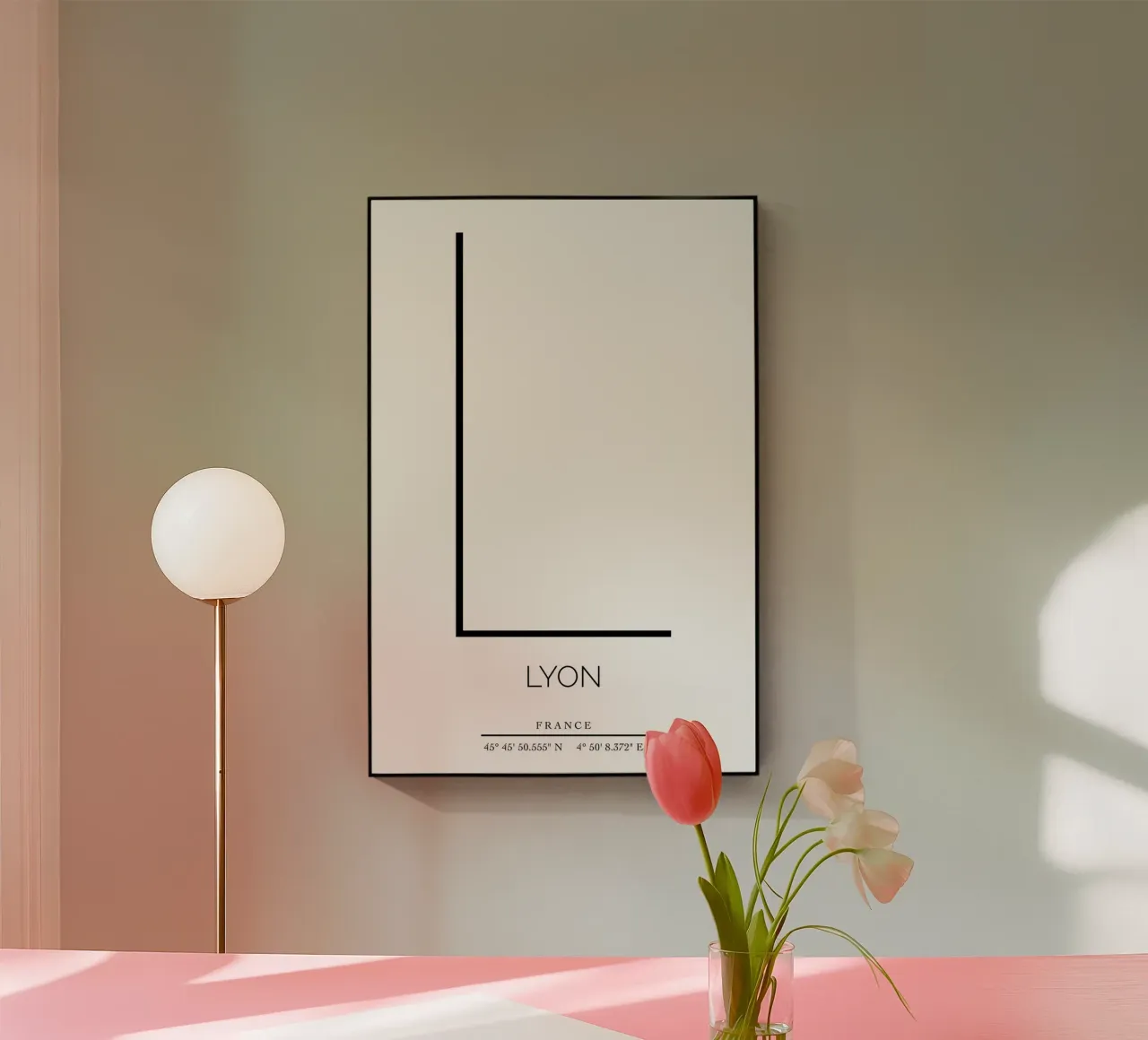 LYON - blanc plexiglass da CityLights