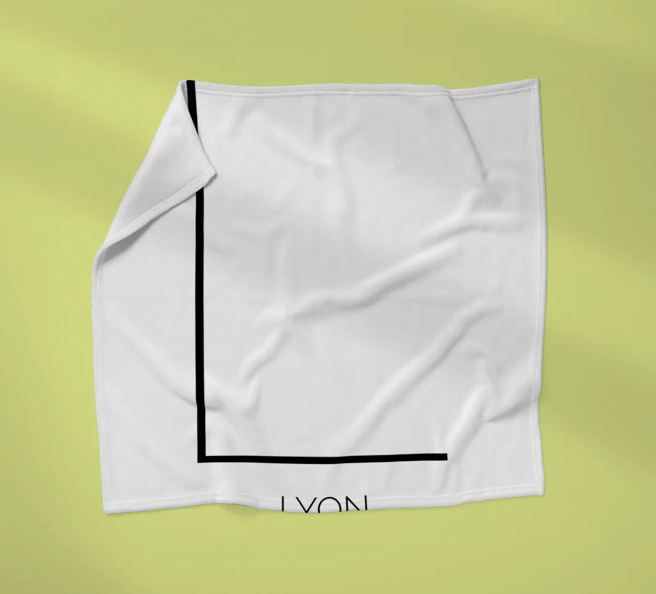 LYON - blanc coperta in pile da CityLights