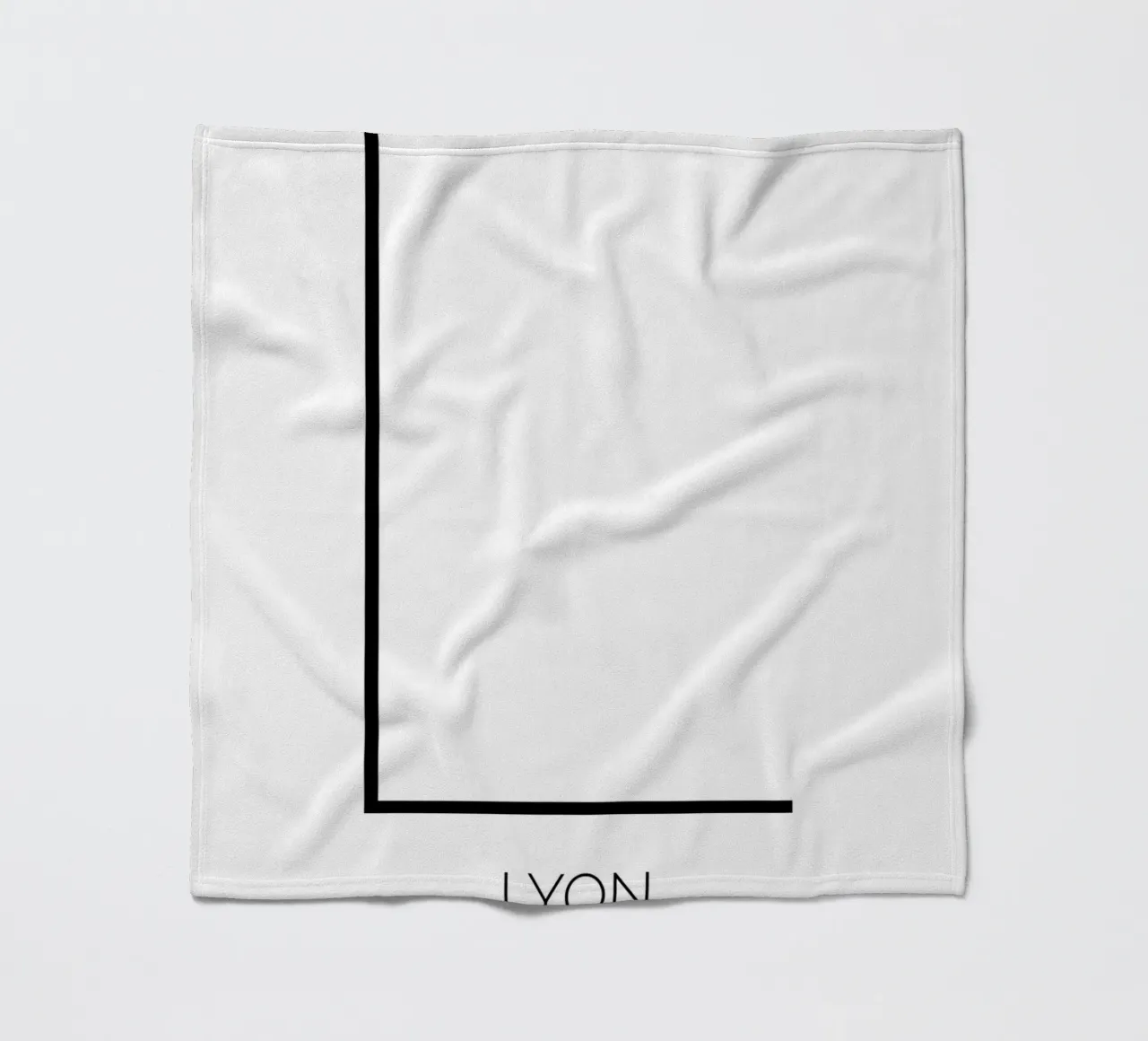 LYON - blanc coperta in pile da CityLights