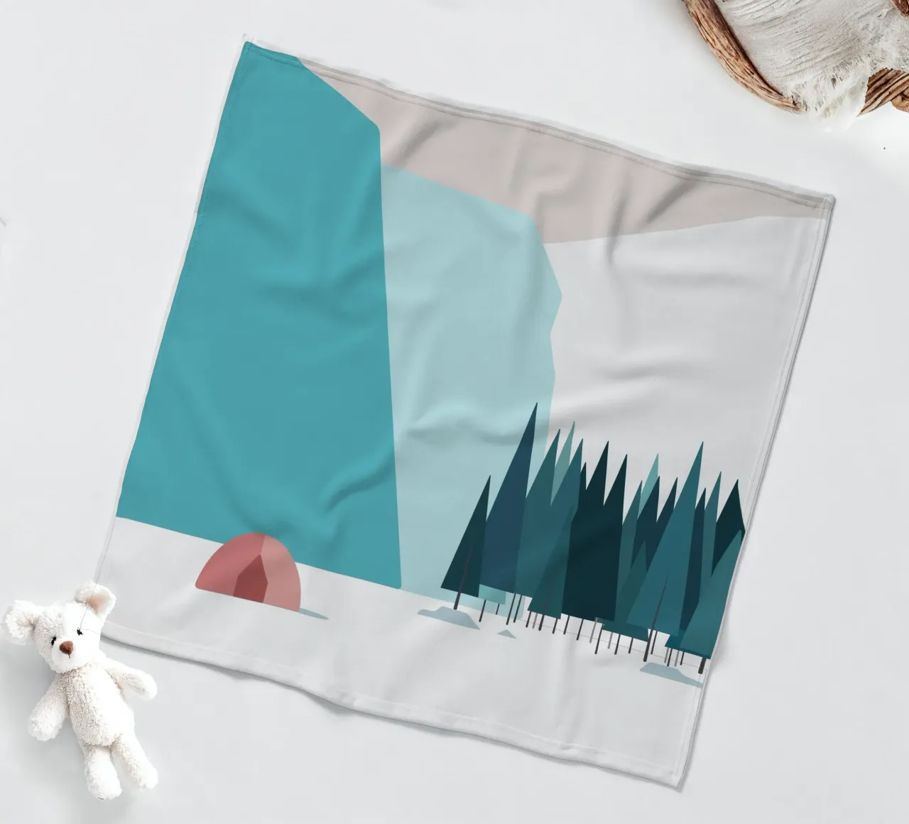 Alaska Gletscherwald coperta in pile da DARIA IVANOVNA