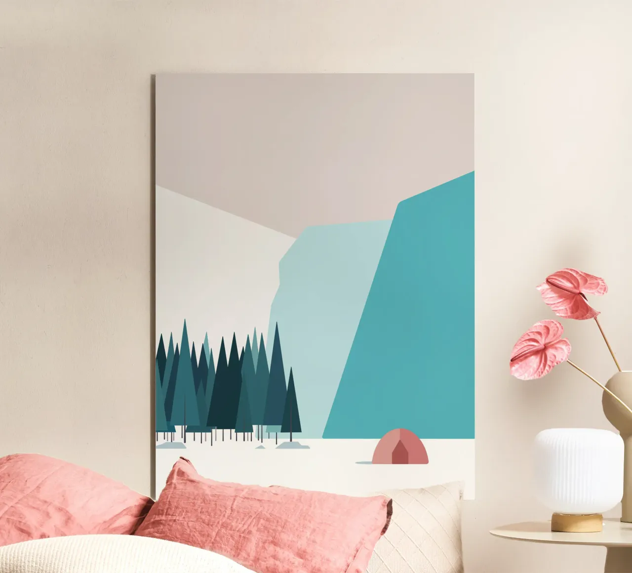 Alaska Gletscherwald alluminio dibond da DARIA IVANOVNA
