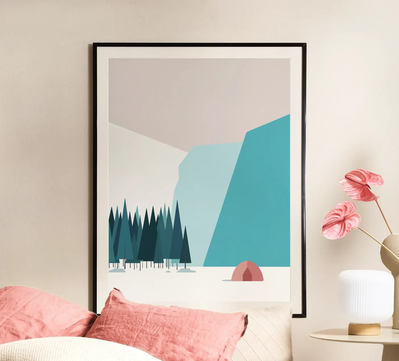 Alaska Gletscherwald poster da DARIA IVANOVNA