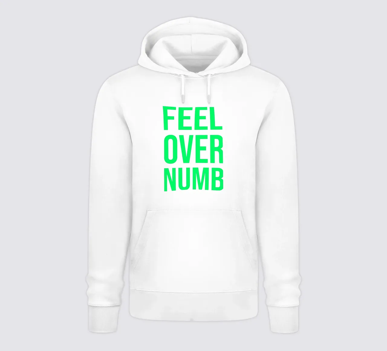 OVER Series- bold letters, brave values (5 colors) sudadera con capucha de FRICKE DESIGN