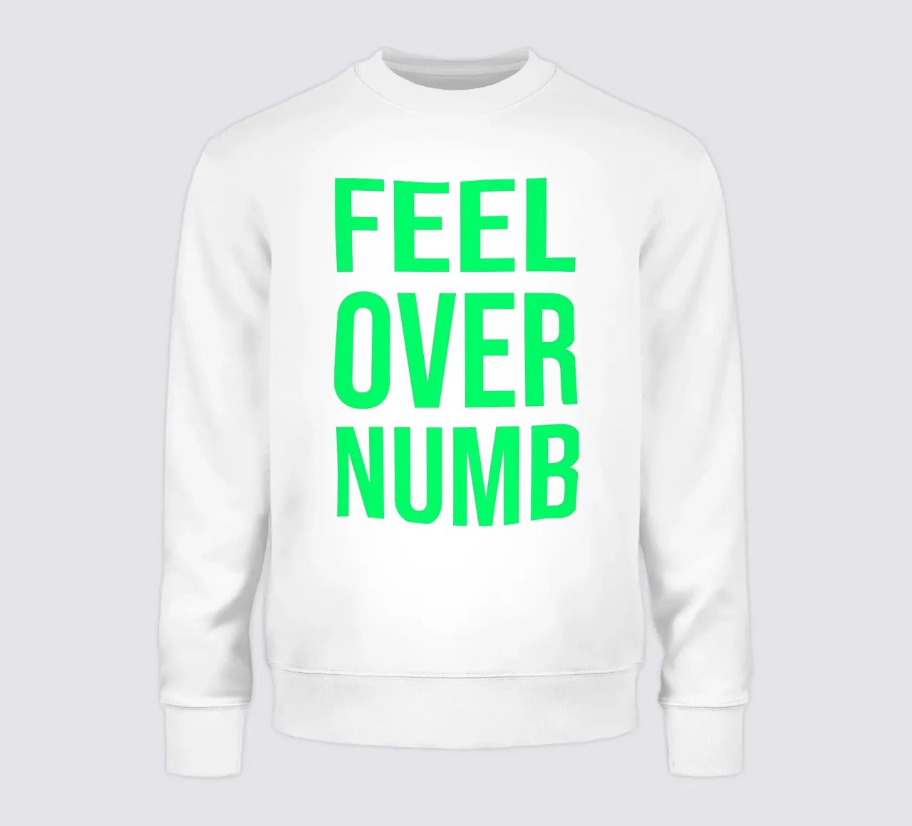 OVER Series- bold letters, brave values (5 colors) sudadera de FRICKE DESIGN