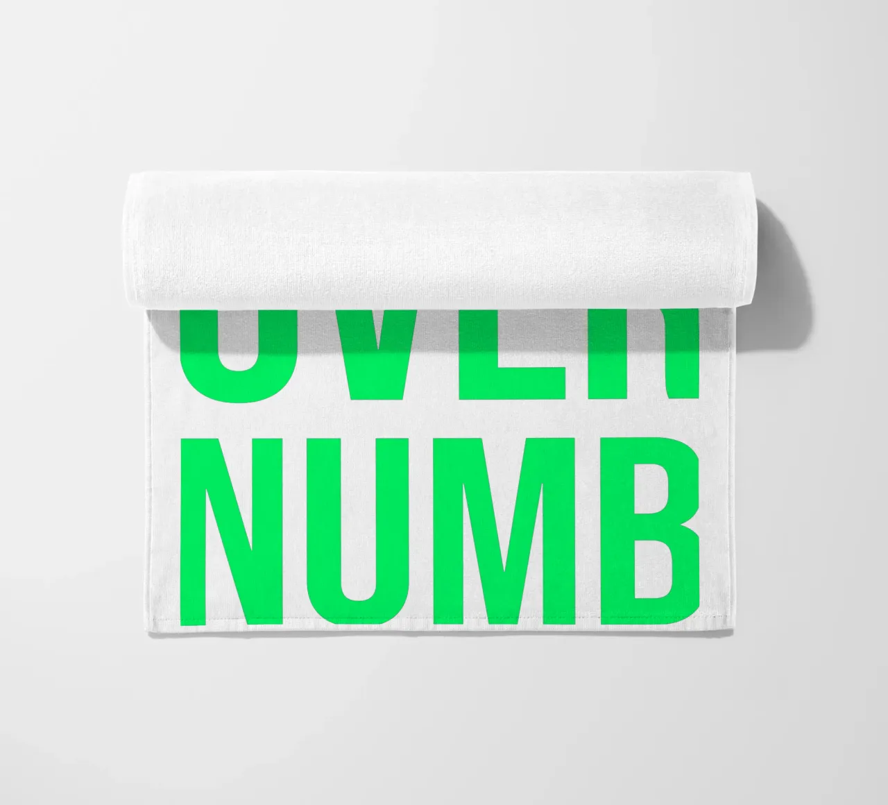 OVER Series- bold letters, brave values (5 colors) telo mare da FRICKE DESIGN
