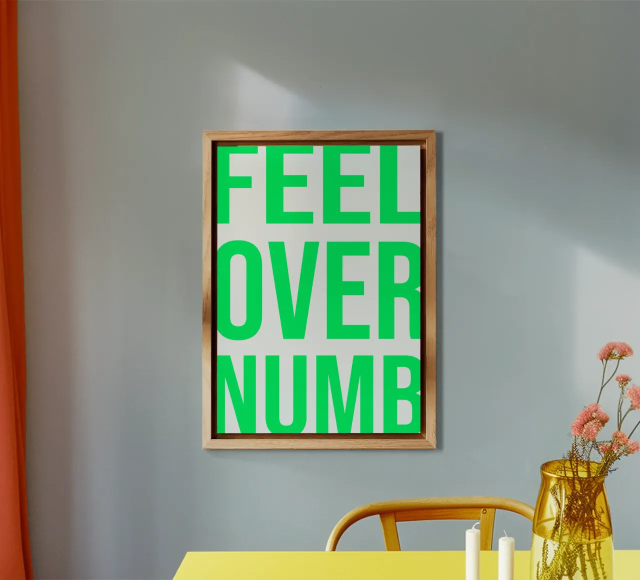 OVER Series- bold letters, brave values (5 colors) alluminio dibond da FRICKE DESIGN
