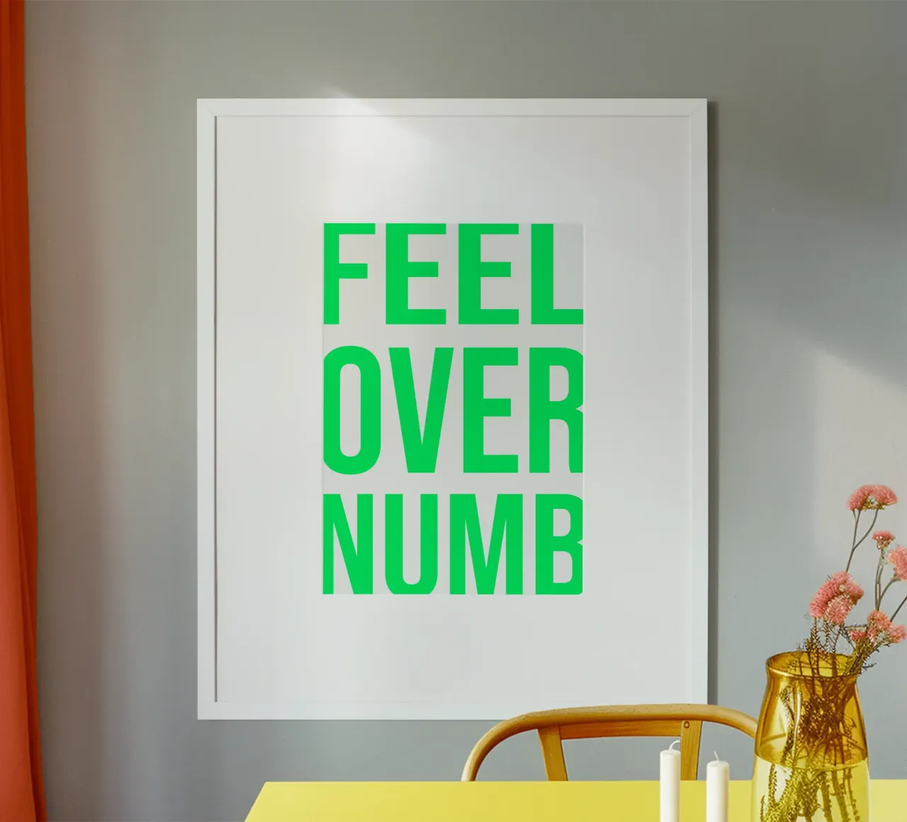 OVER Series- bold letters, brave values (5 colors) hahnemühle de FRICKE DESIGN