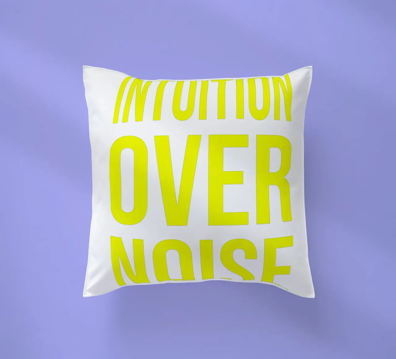 OVER Series- bold letters, brave values (5 colors) cuscino da FRICKE DESIGN