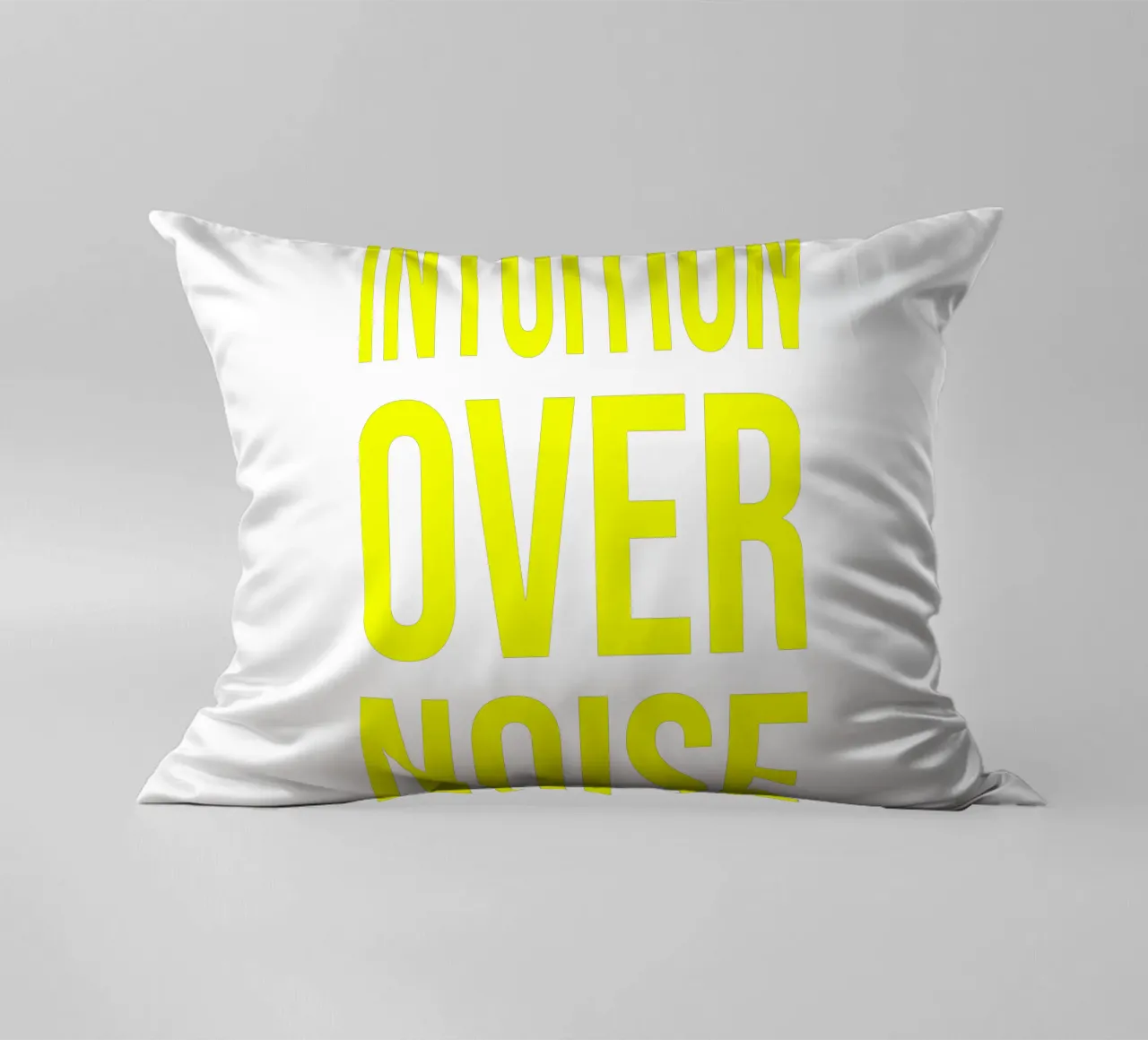 OVER Series- bold letters, brave values (5 colors) cuscino da FRICKE DESIGN