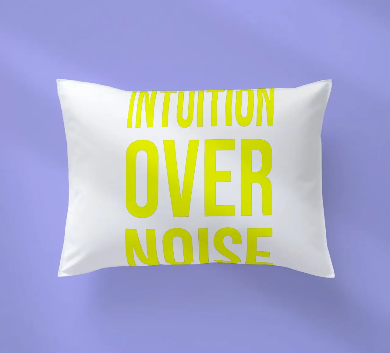 OVER Series- bold letters, brave values (5 colors) cuscino da FRICKE DESIGN