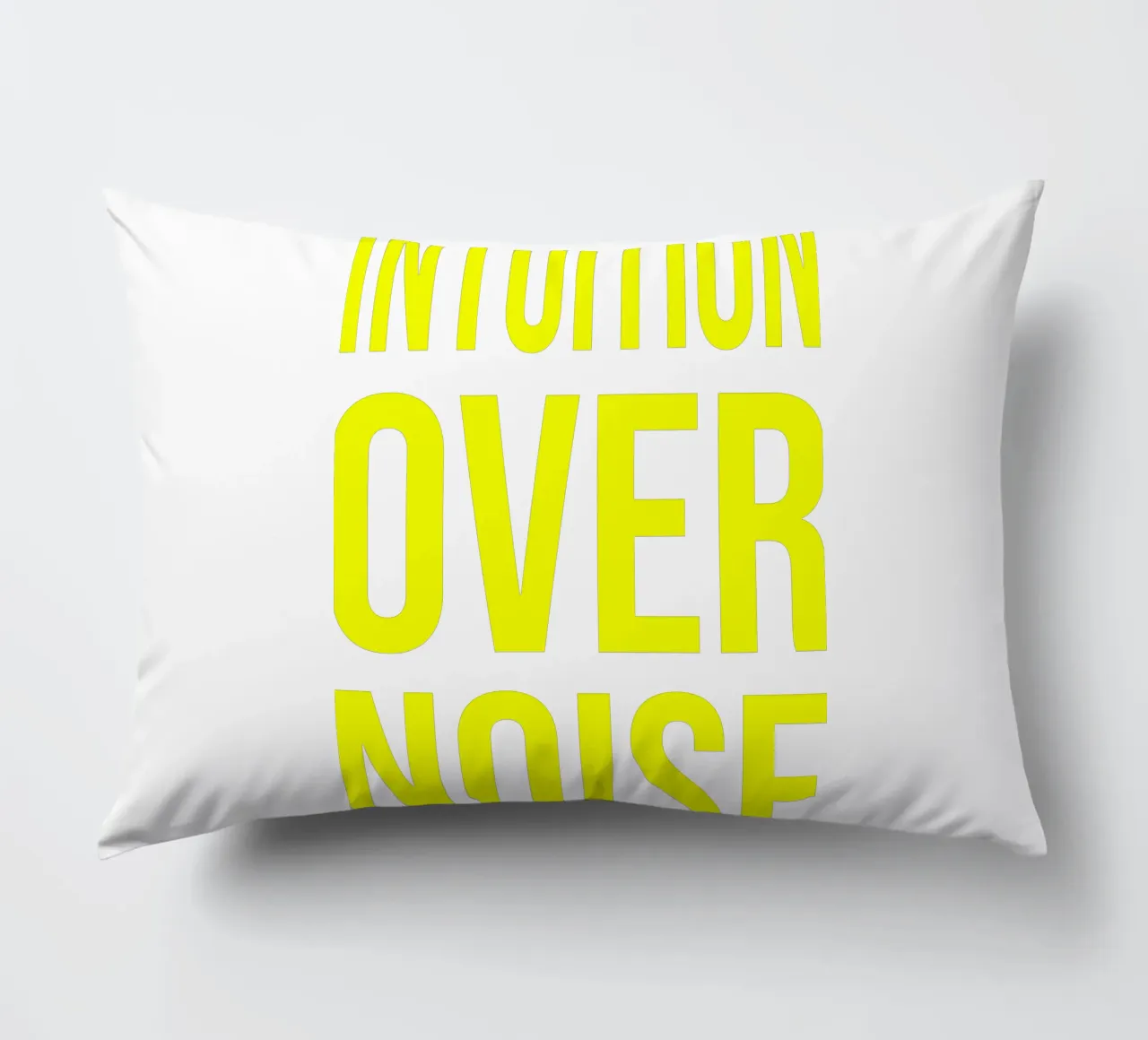 OVER Series- bold letters, brave values (5 colors) cuscino da FRICKE DESIGN