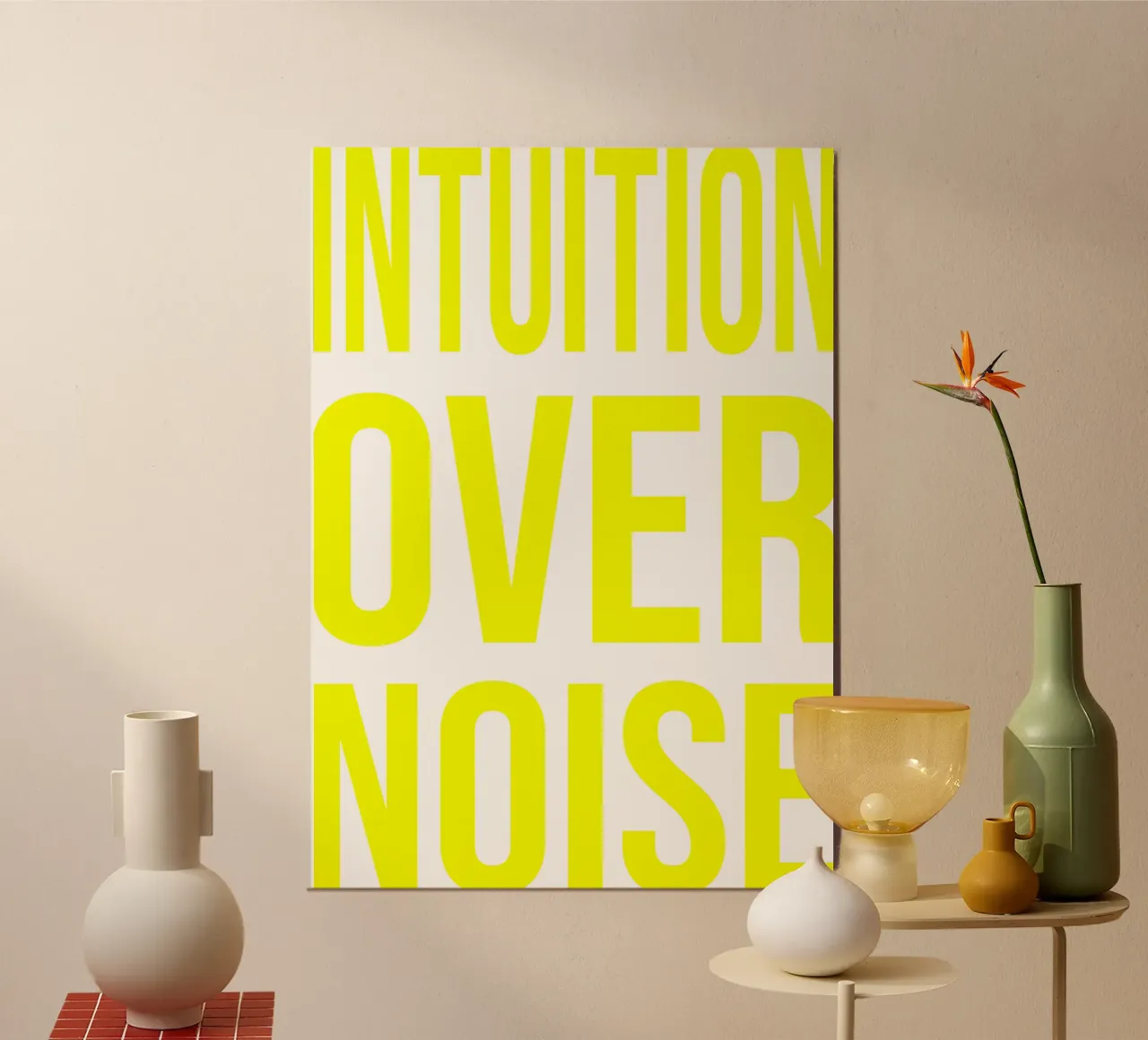 OVER Series- bold letters, brave values (5 colors) alluminio dibond da FRICKE DESIGN