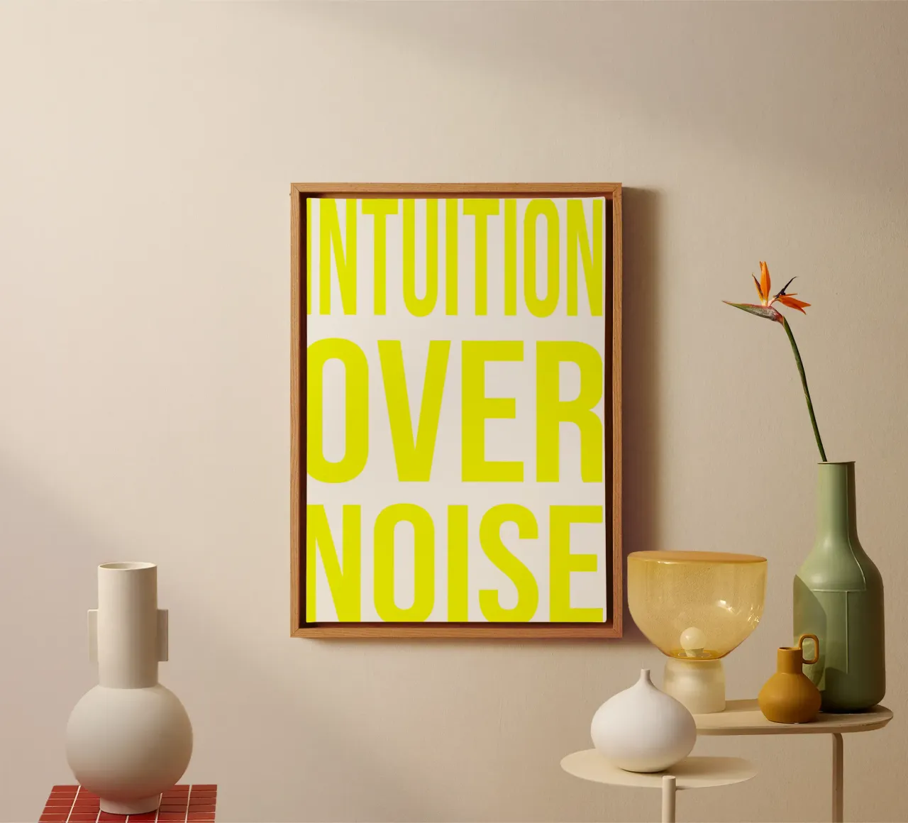 OVER Series- bold letters, brave values (5 colors) tela da FRICKE DESIGN