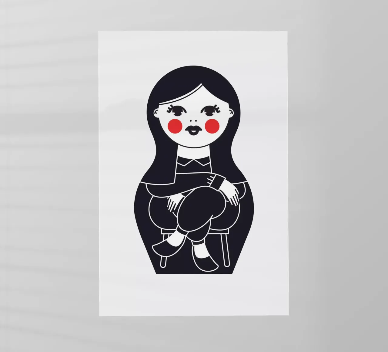 Frida Backlit Folie von Lidia Blomgren