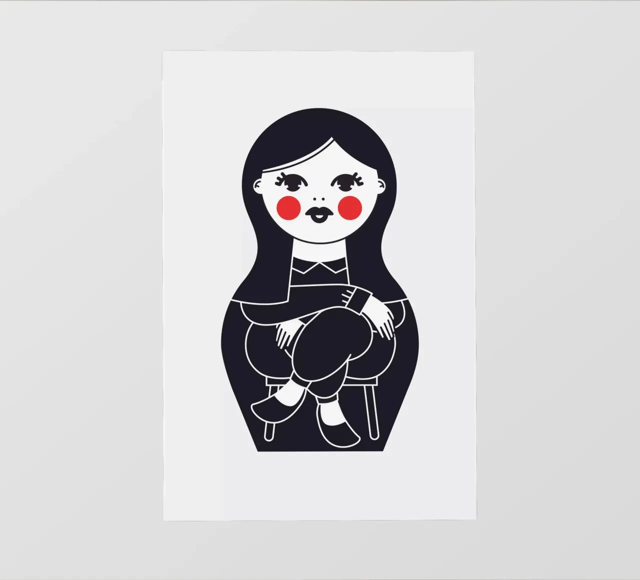 Frida Backlit Folie von Lidia Blomgren