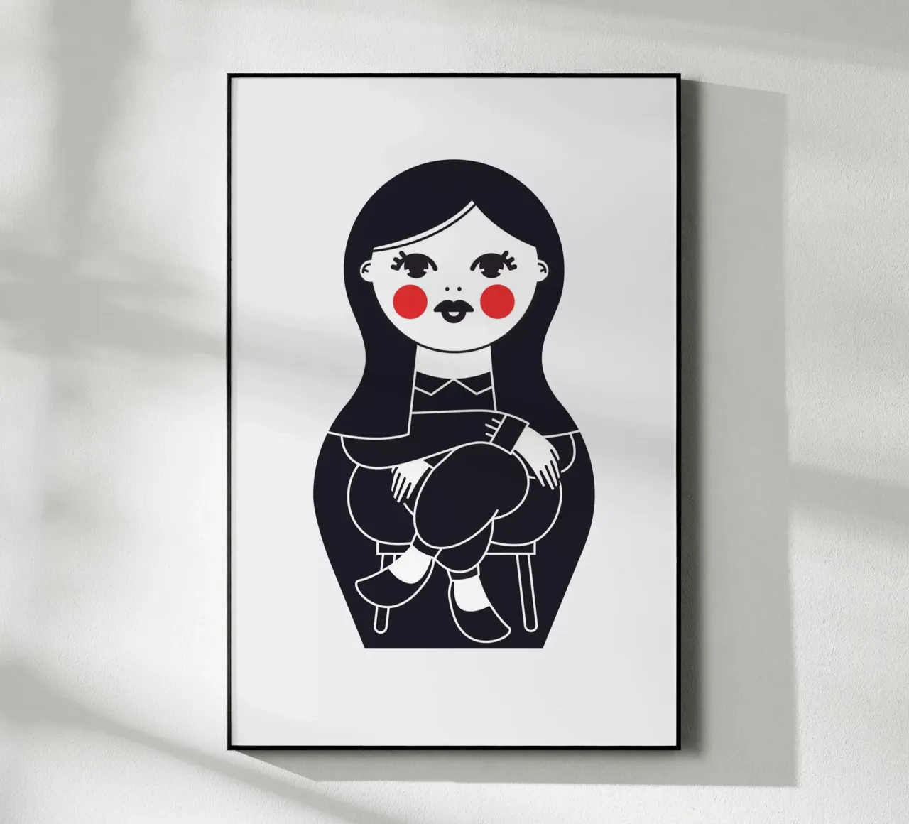 Frida acrylic glass by Lidia Blomgren