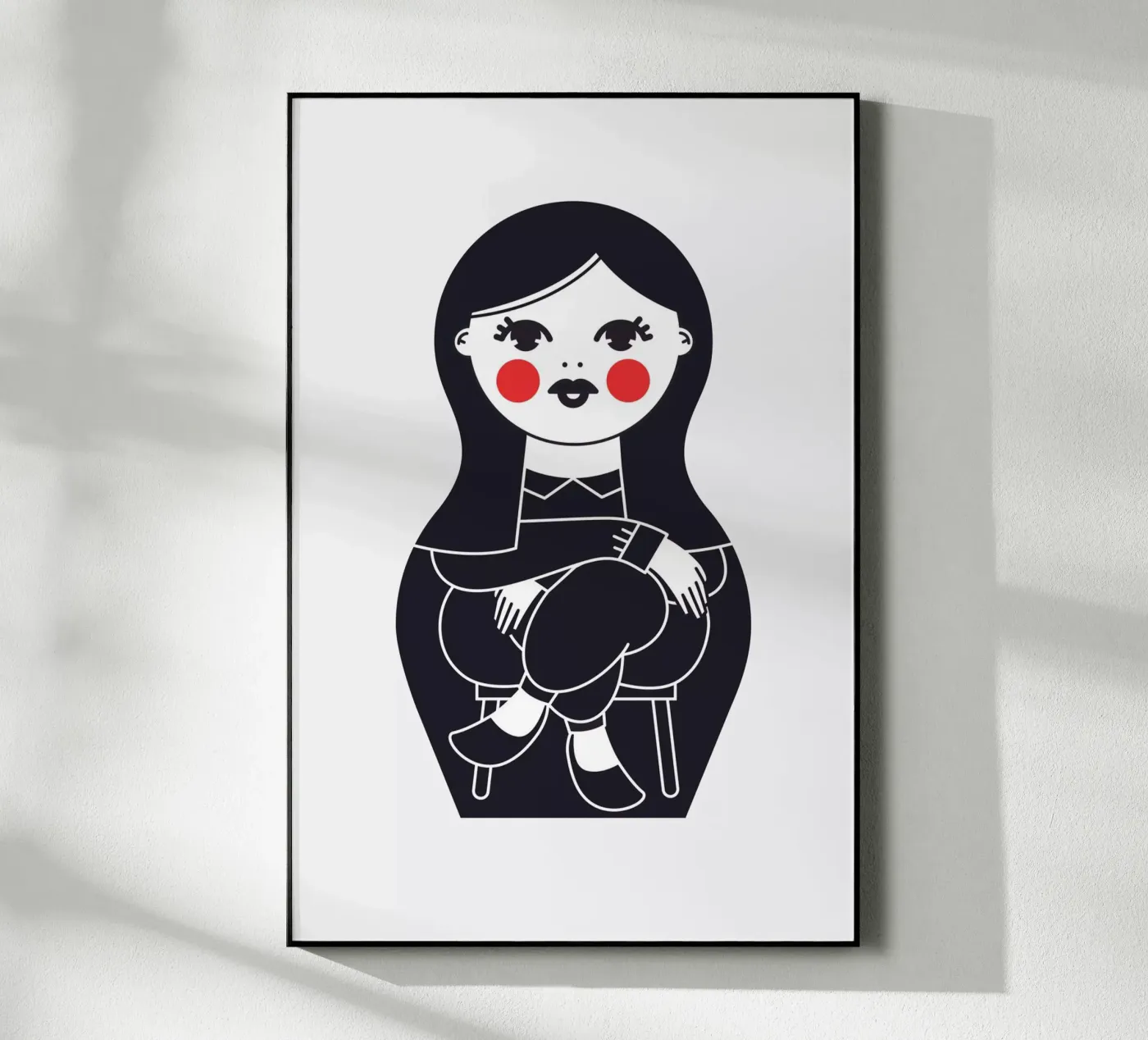 Frida acryl van Lidia Blomgren