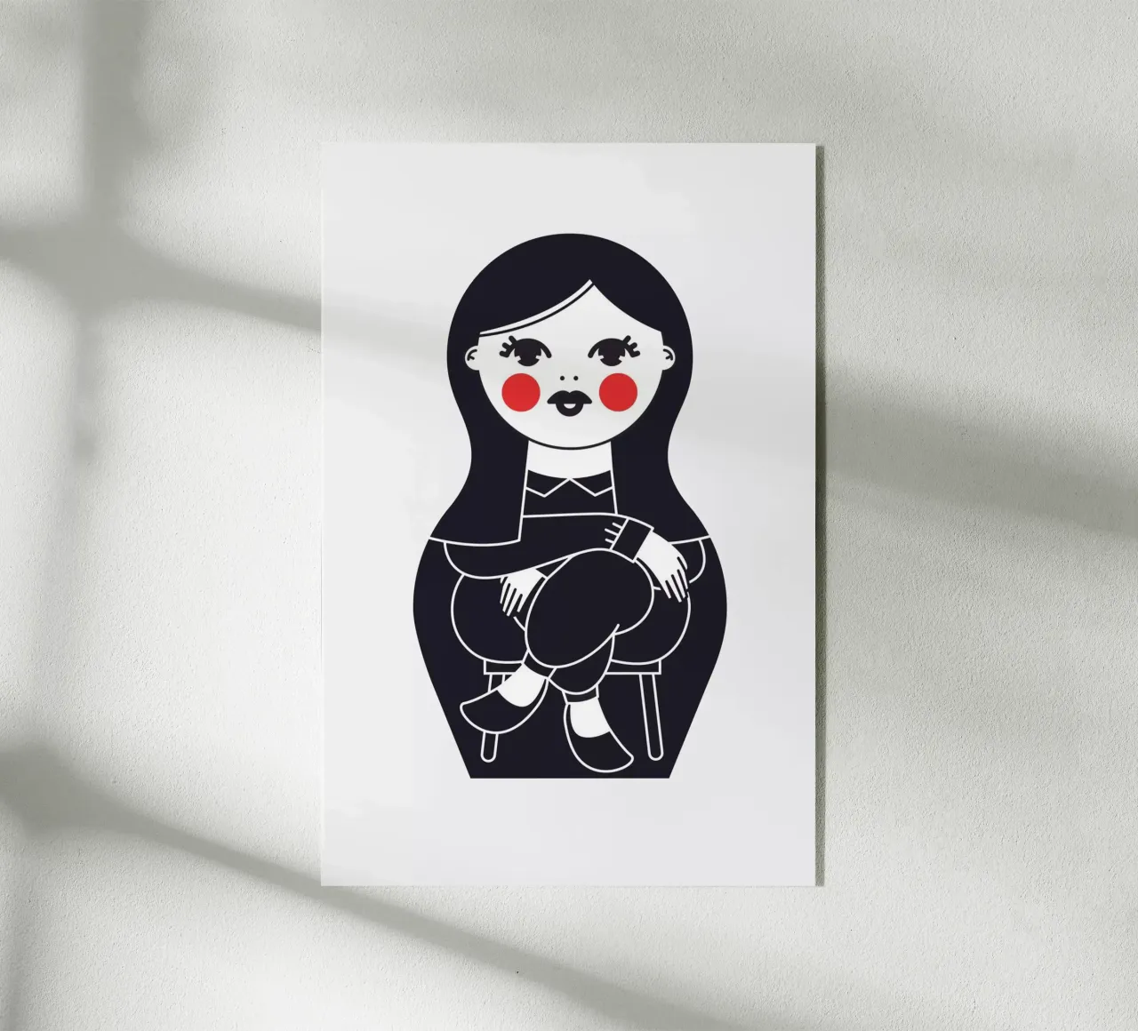 Frida acrylic glass by Lidia Blomgren