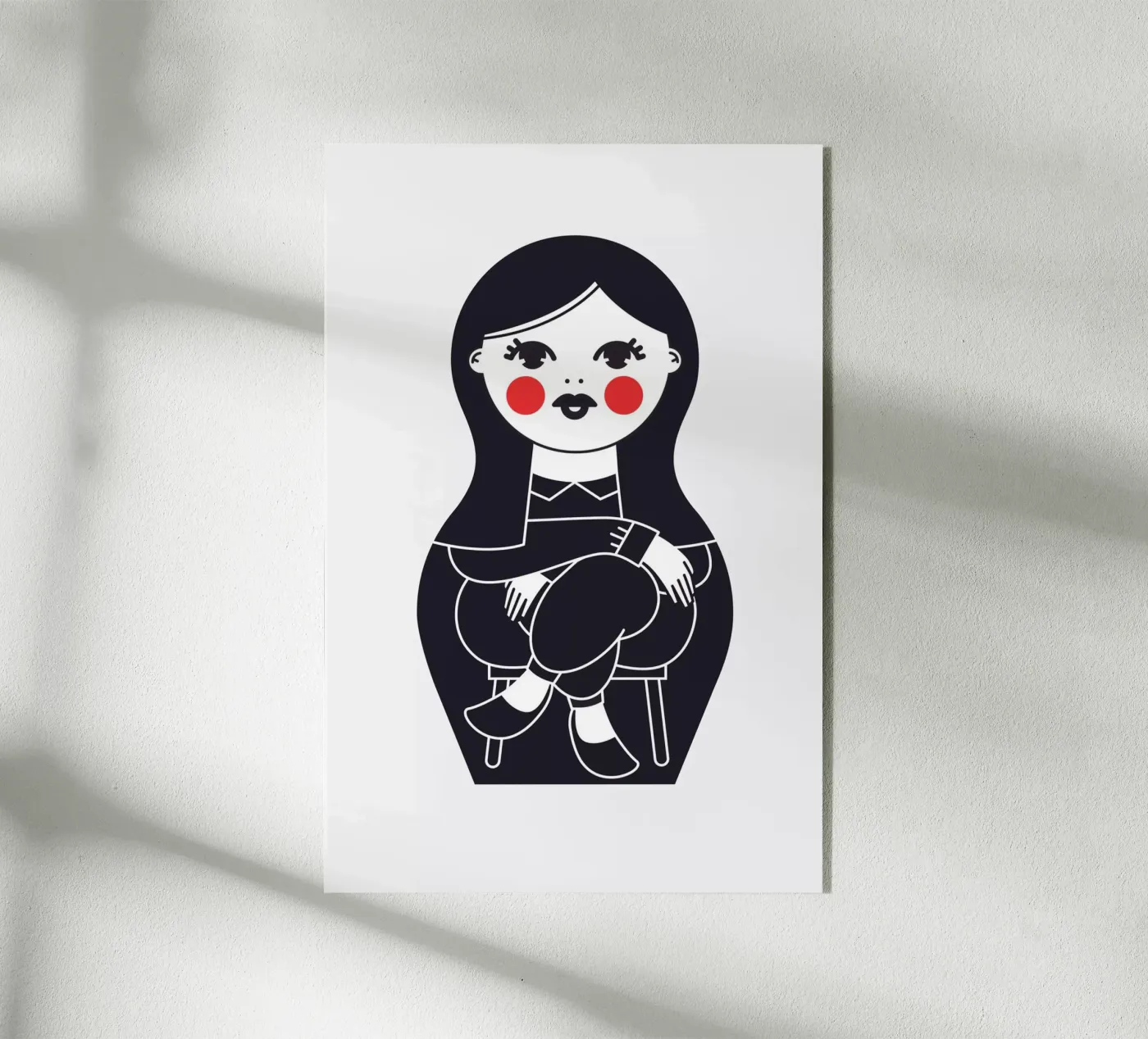 Frida acryl van Lidia Blomgren