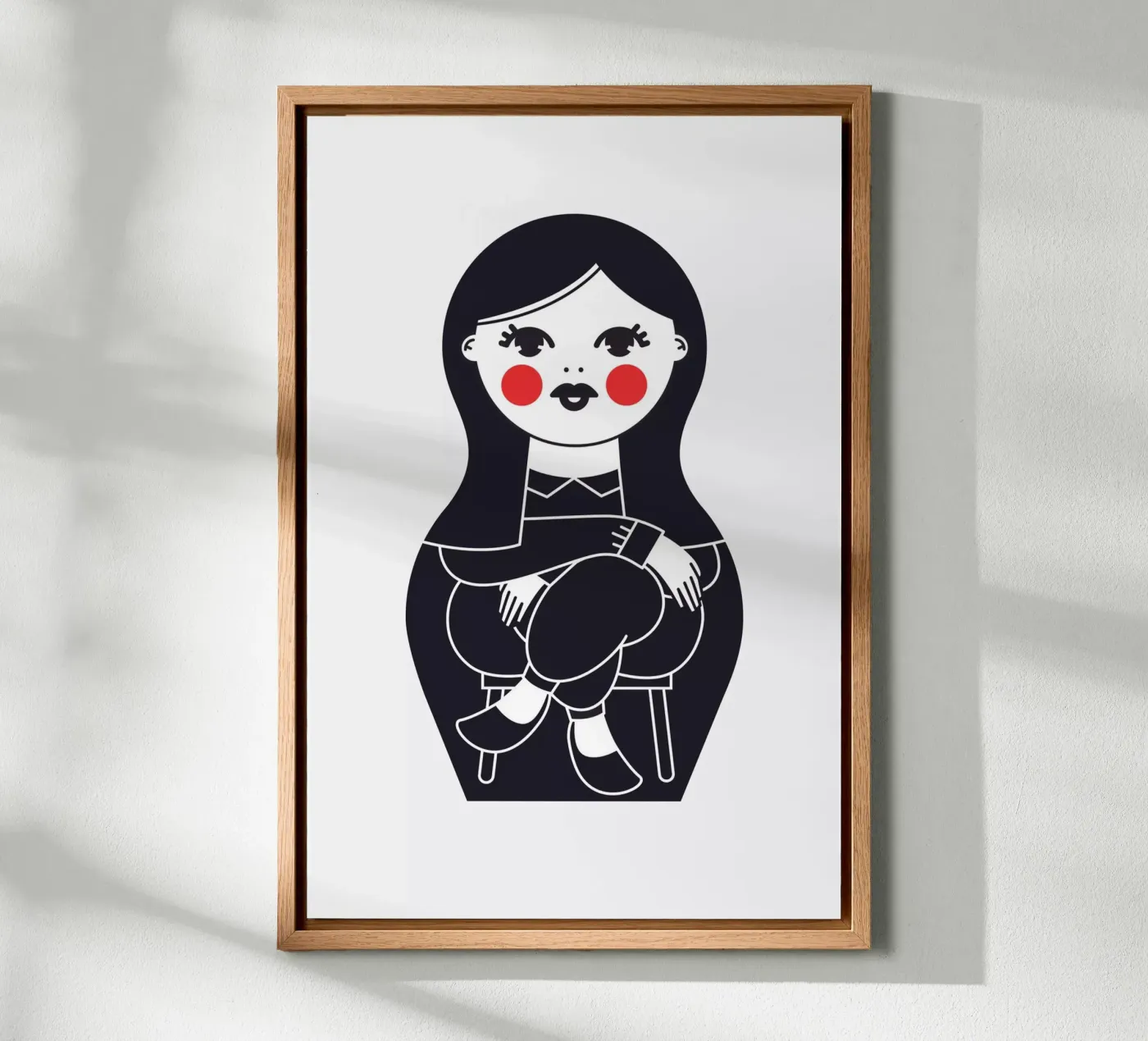 Frida aluminium-dibond van Lidia Blomgren